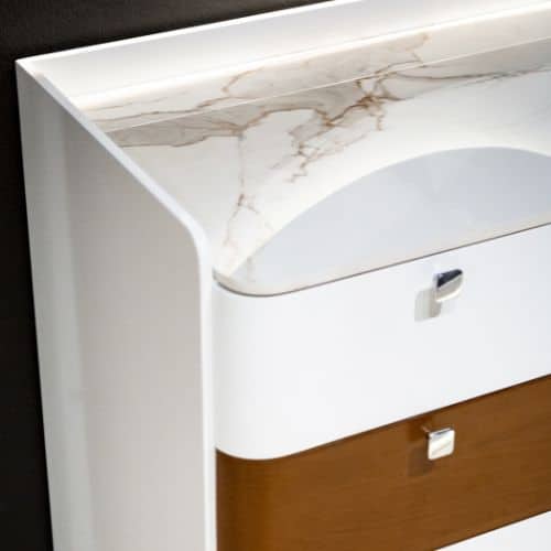 commode moon 1 commode moon bi couleur La teinte du bois selon le choix du client