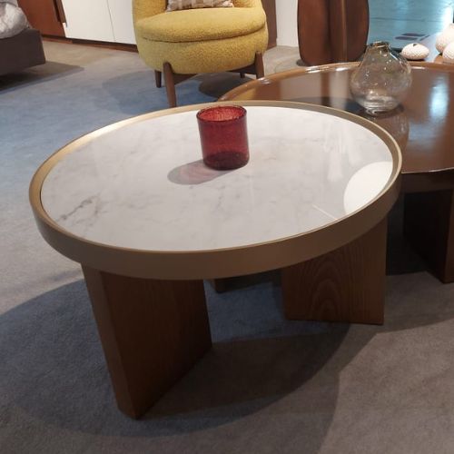 table basse cosy en marbre table basse ronde cosy pour salon séjour canapé de coin ou chambre parentale